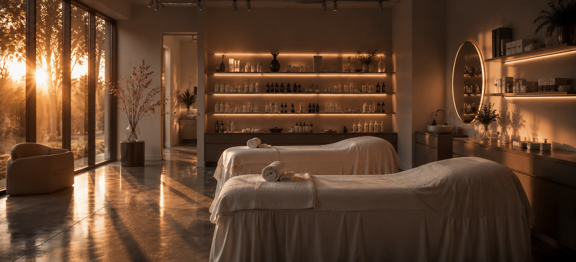 Modern beauty salon