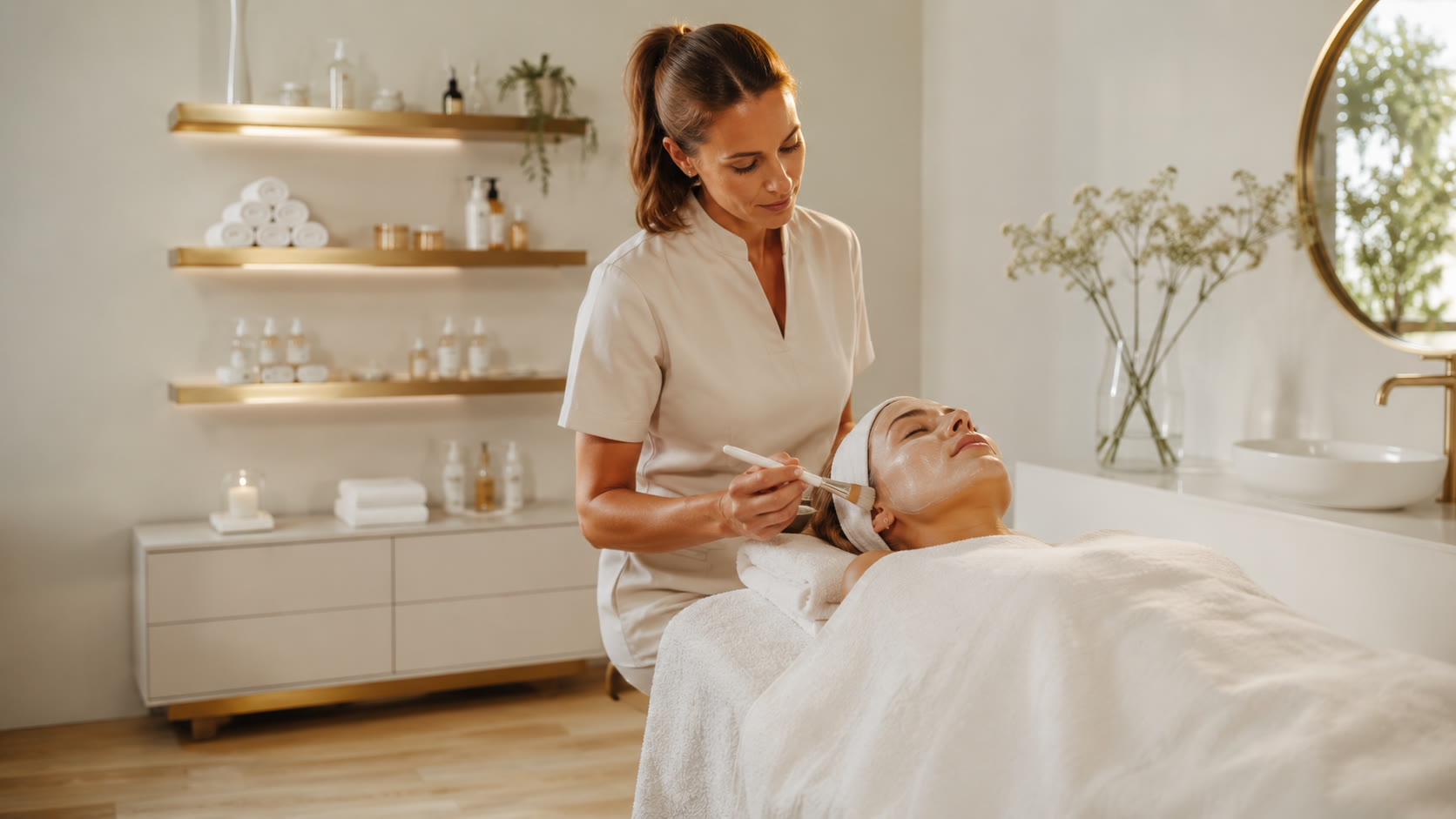 Modern beauty salon